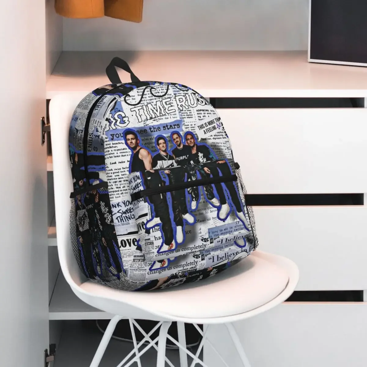 Mochila escolar para estudiantes de Big Time Rush Band, mochila de viaje para senderismo, mochila de moda para niños y niñas, bolsos de hombro