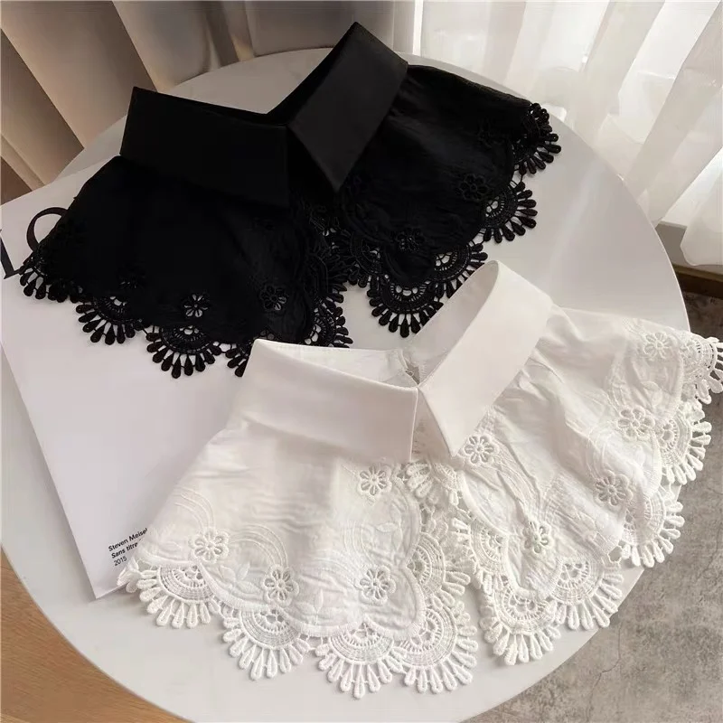 Stylish Eugenia False Children Summer Dress with Small Shawl and Lace Decoration Fake Collar