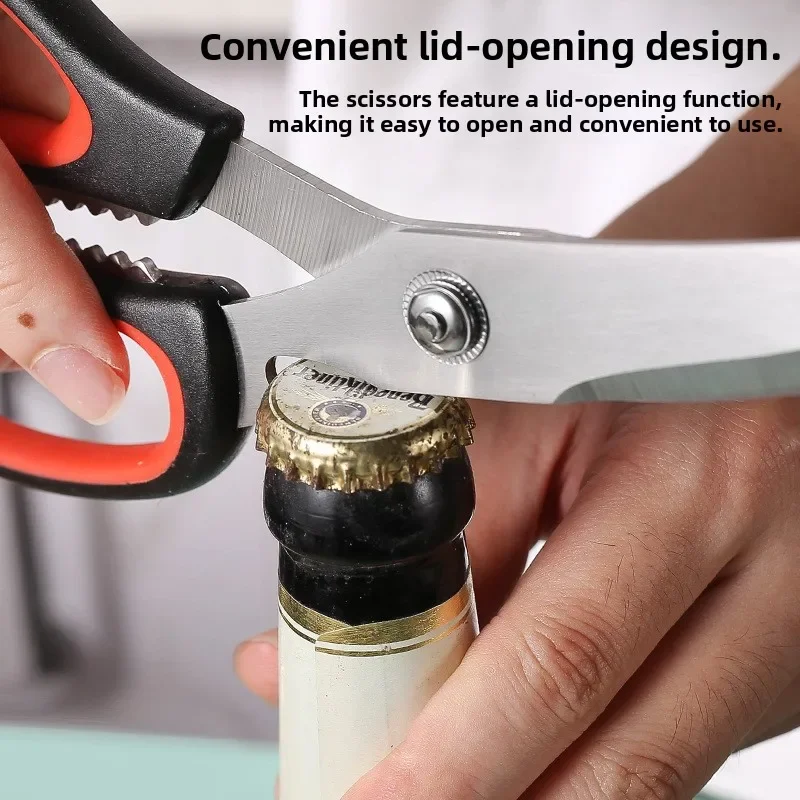 Stainless Steel Scissors Functional Vegetable Food Scissors Kitchen Gadgets Barbecue Kitchen Scissors