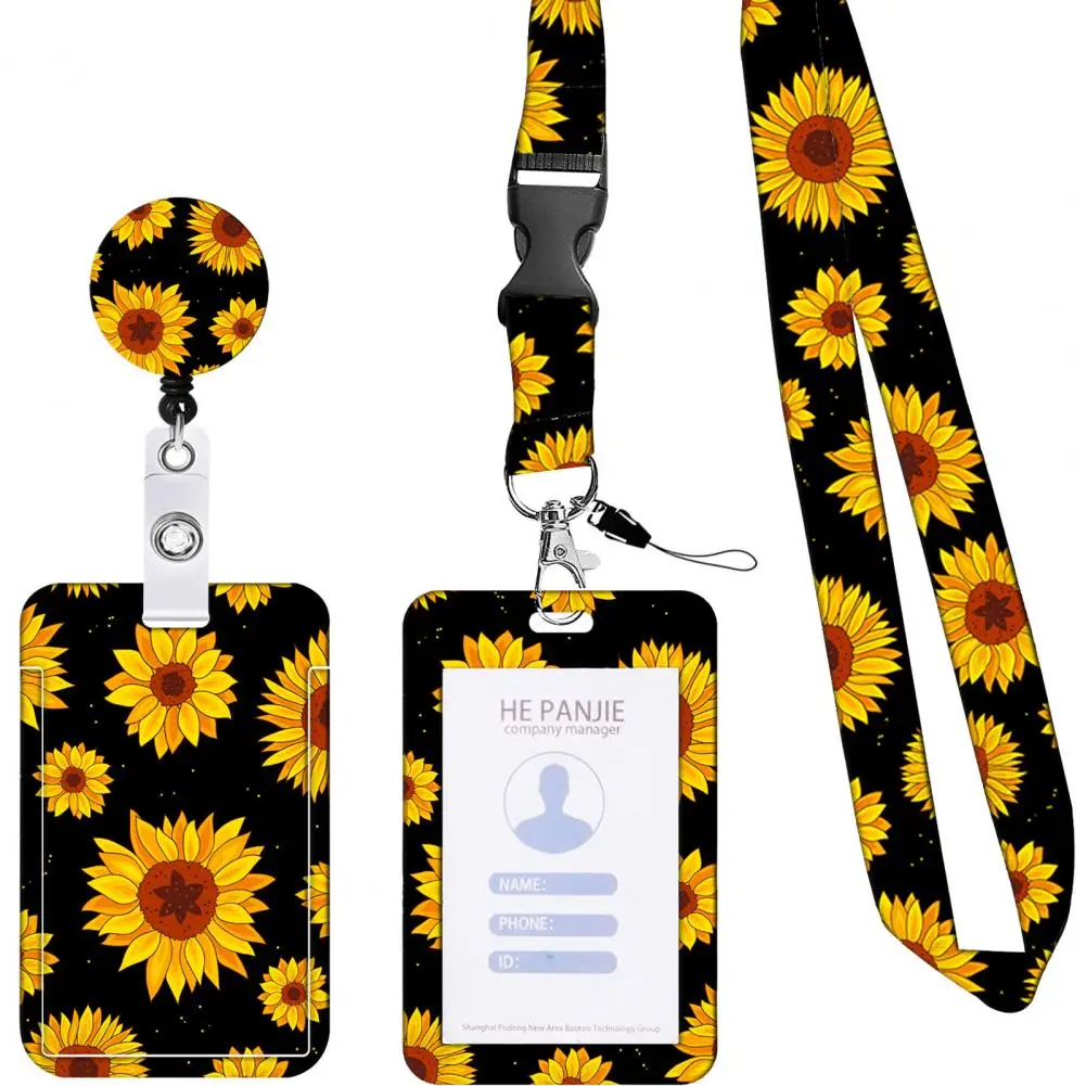 Portatarjetas de identificación para profesores y estudiantes, soporte versátil con Clip de carrete retráctil, portatarjetas de identificación ligero para enfermeras y profesores