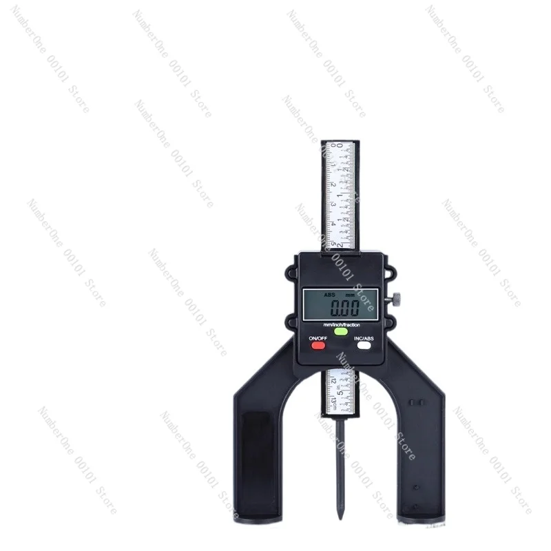 High precision electronic digital depth gauge woodworking table saw depth height drilling depth gauge caliper