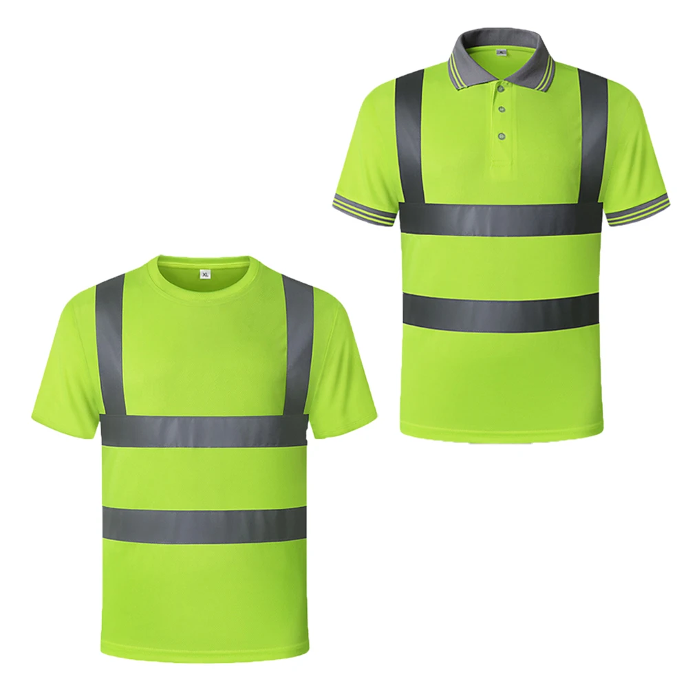 

Reflective Shirt Man Work High Reflective Safety Luminous Vest Security Clothing Breathable Quick Dry Hi Vis T Shirt Workwear