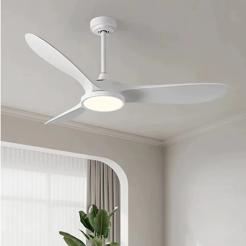 غرفة المعيشة مروحة ضوء 2025 جديد غرفة الطعام مروحة السقف ضوء رقيقة جدا وقوية الرياح الأمريكية الرجعية ضوء السقف المنزل