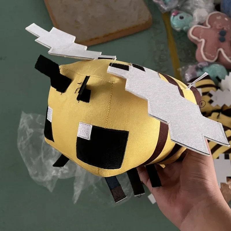 Mainan boneka lebah madu, permainan kartun lucu lebah kuning, mainan boneka lebah madu, hadiah ulang tahun anak-anak