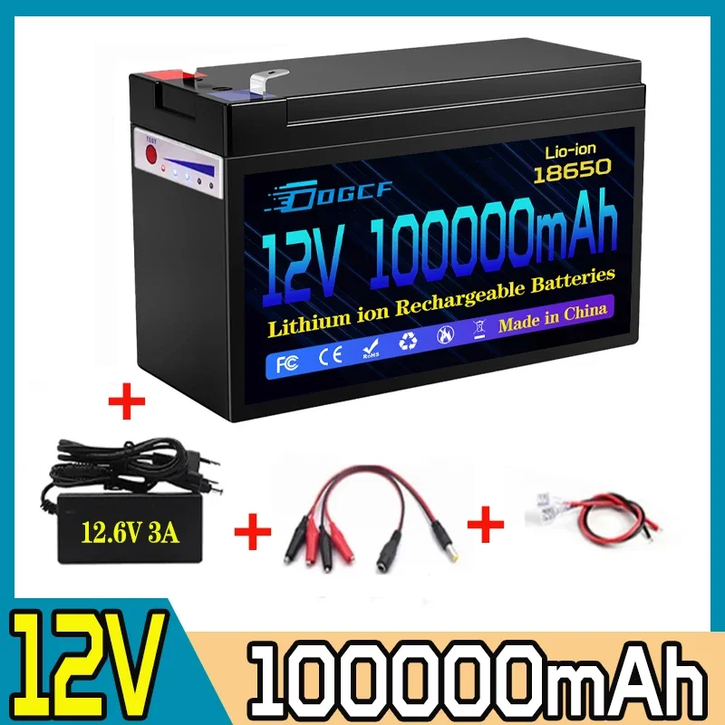 High Efficiency 12V 100AhBattery Pack for Solar Energy and Electric Vehicle - Superior Quality Battery Pack for Long Endurance