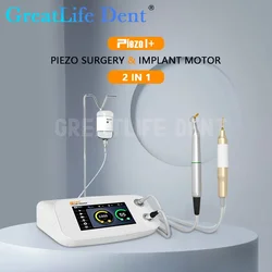 GreatLife Dent Dental Piezo Chirurgia i Implant Silnik 2 w 1 SURGIC TOUCH Wiercenie chirurgiczne Piezosurgery Przecinarka do kości Urządzenie do implantu