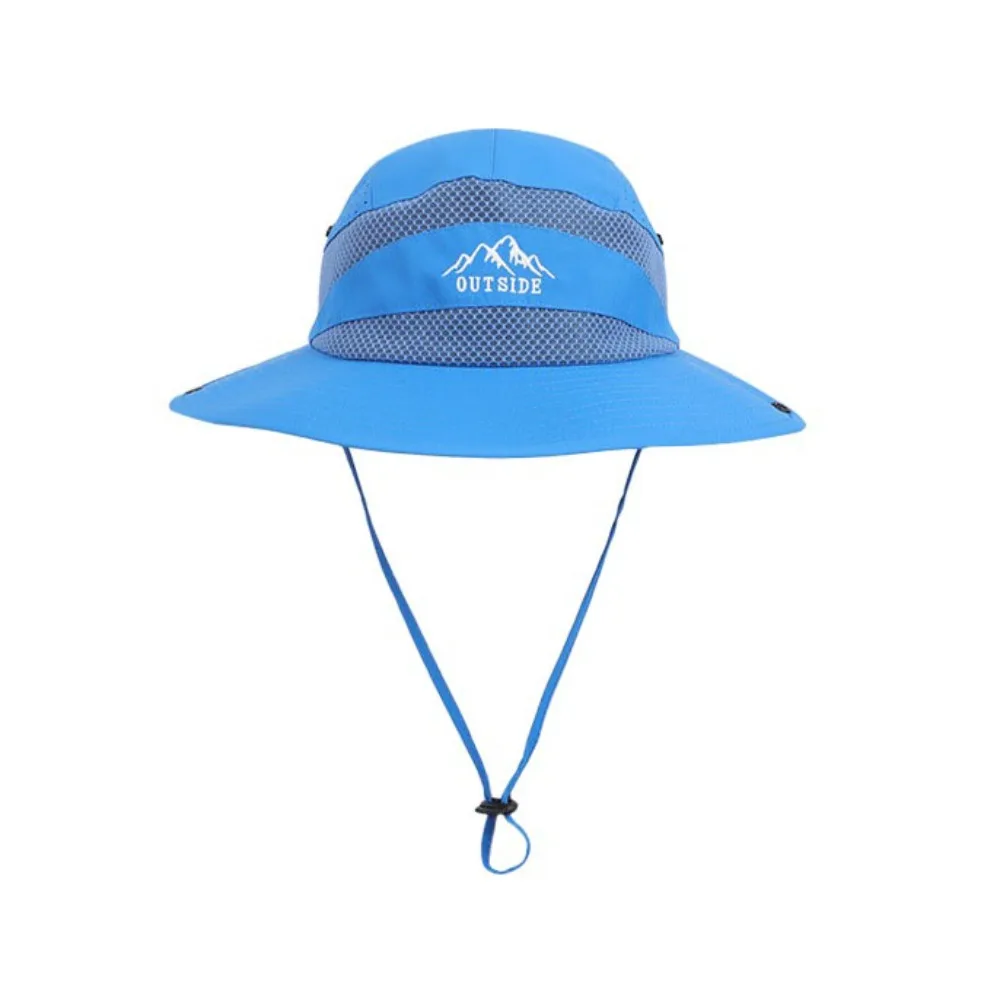 

Simple Nylon Men Fisherman's Hat Quick-dry Waterproof Folding Bucket Hat Sunshade UV Protection Hiking Cap Fishing