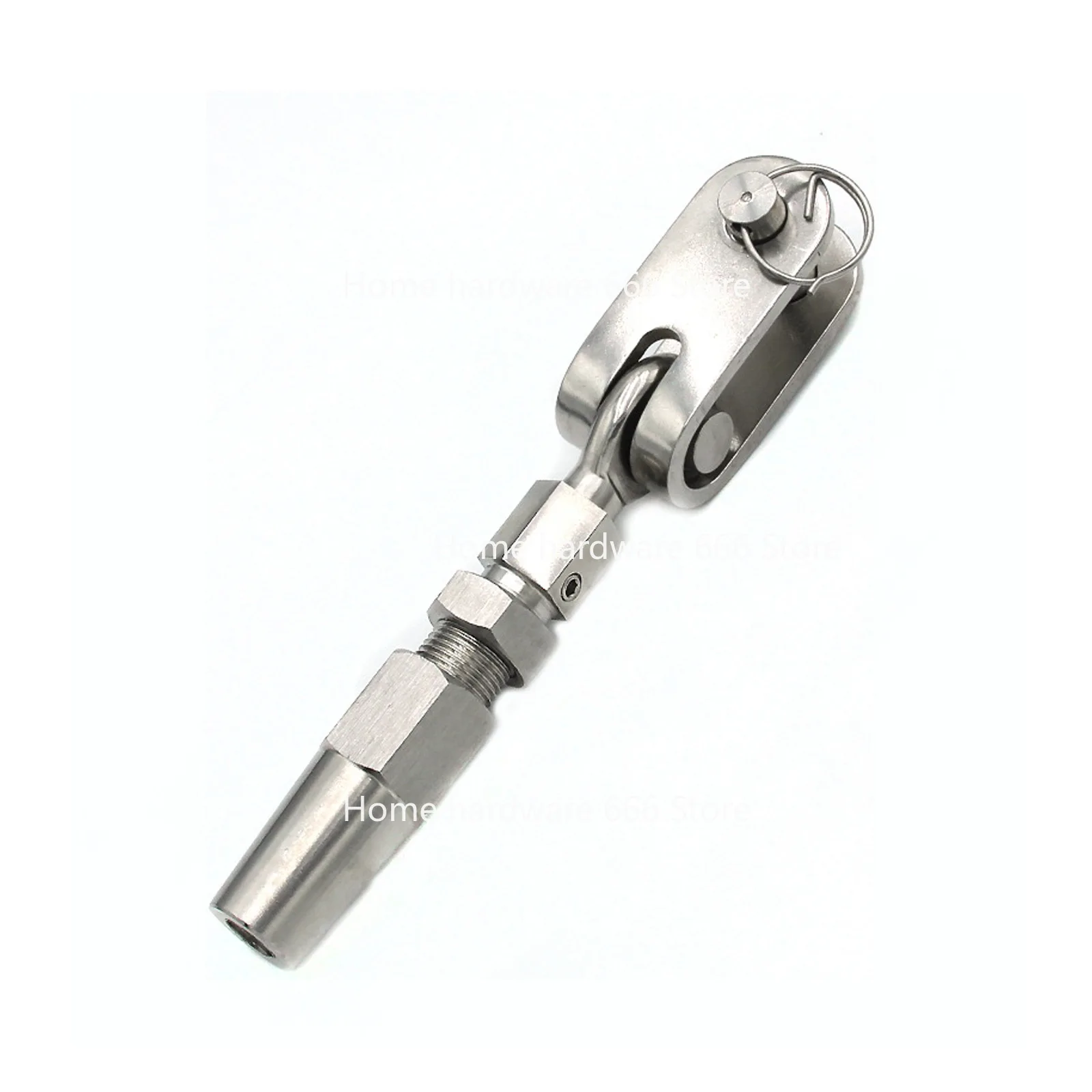 316 Wire Rope Connector, Welding Fork Head Closed Flower Basket, Clamp, Tightener Guardrail Accessories
