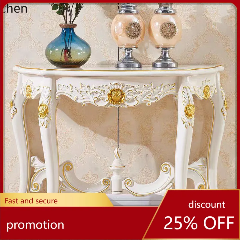 

ZML Living Room Side Table Cabinet Entryway Table Wall-Mounted Side Hallway Cabinet Sofa Back Table