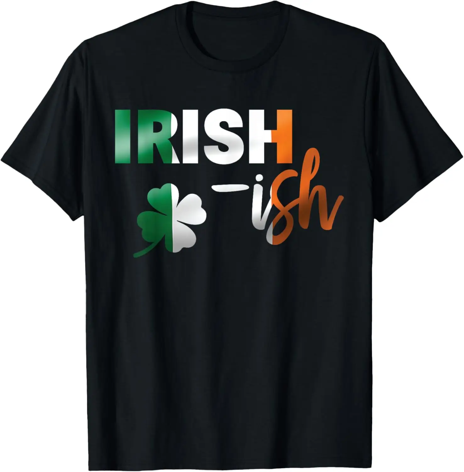 Irish-ish Shirt St Patricks Day Shamrock Illustration T-Shirt