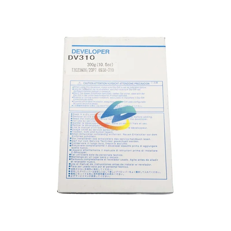 1PCS DV310 Developer Powder Compatible for Konica Minolta Bizhub BH250 350 282 362 250 200 BK/300g High Quality Developer