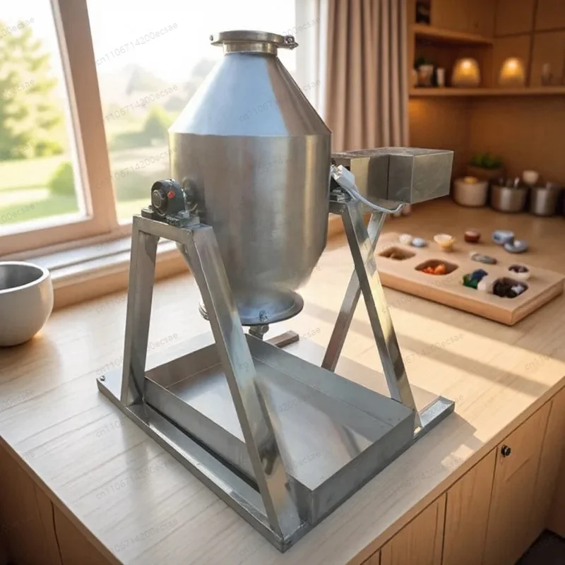 Small Electric Dry Powder Mixer, Stainless Steel Food Powder Blender