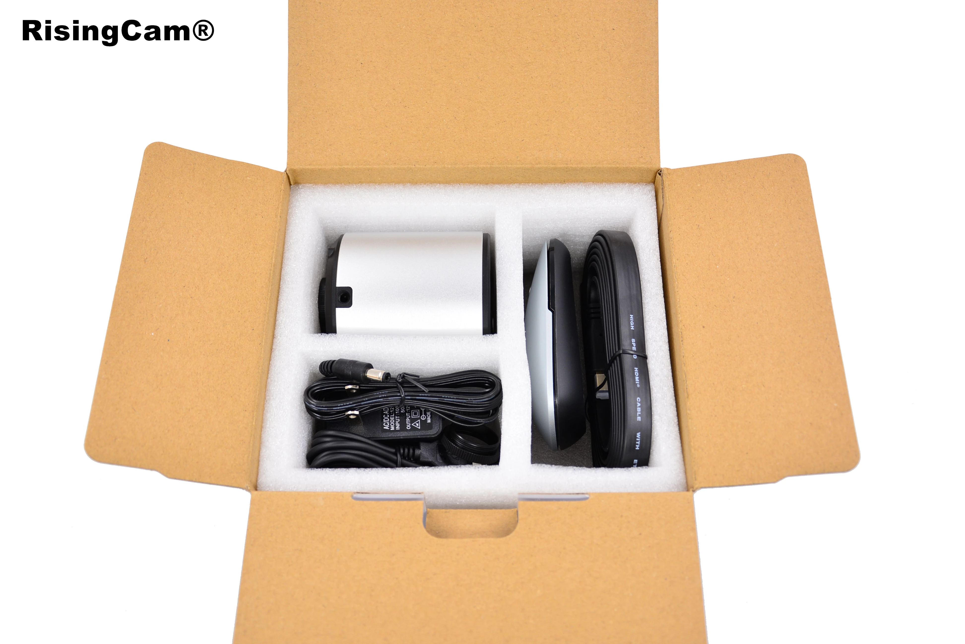 Imagem -05 - Risingcam-foco Automático Microscópio Industrial 1080p hd 60fps Compatível com Hdmi Saída Usb Foco Automático com Sensor Sony Imx307