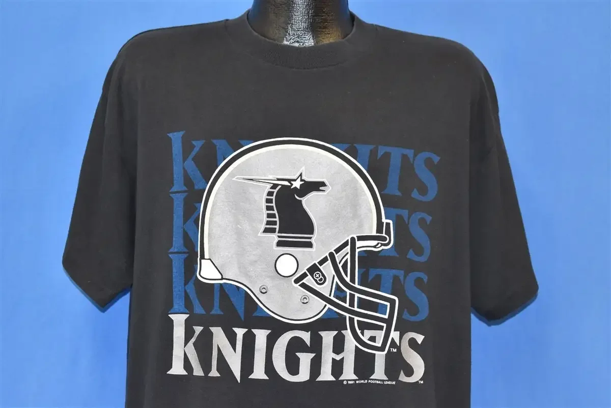 90s New York Jersey Knights World League T Shirt Extra Large