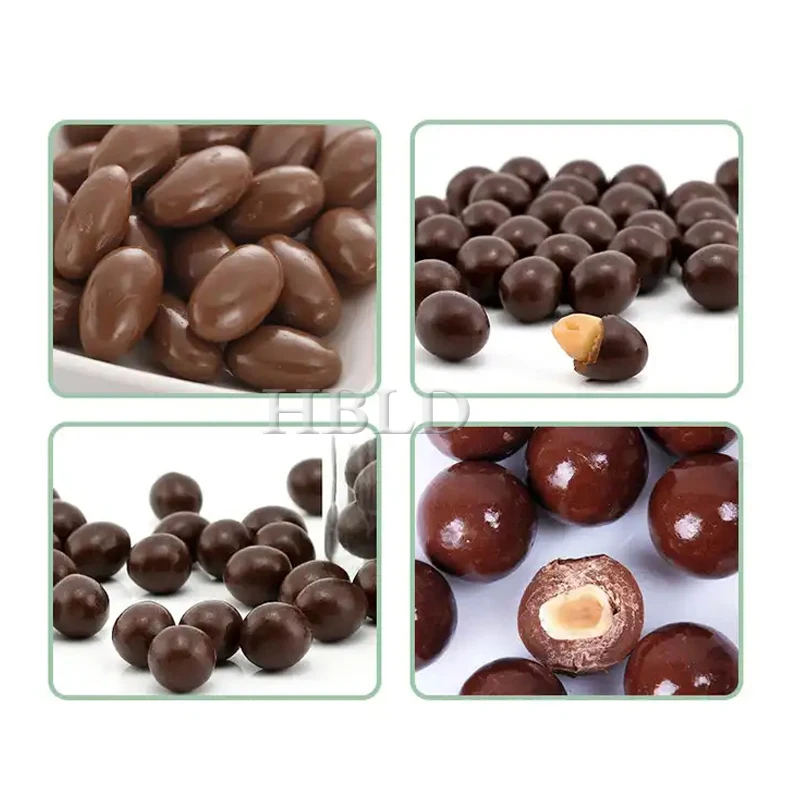 

Коммерческий горшок для сахарного покрытия из нержавеющей стали, машина для нанесения покрытия шоколадного сахара, машина для карамельного ореха