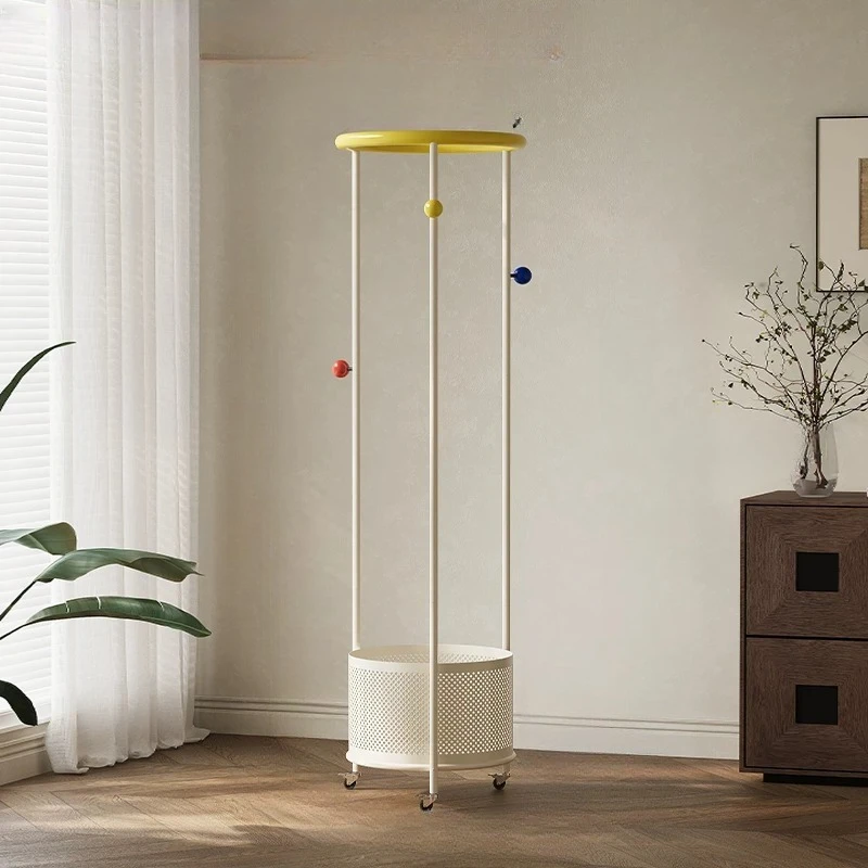 Minimalist Nordic Coat Racks Clothes Standing Organizer Hanging Garment Coat Racks Corner Shelf Dress Perchero Salon Furniture