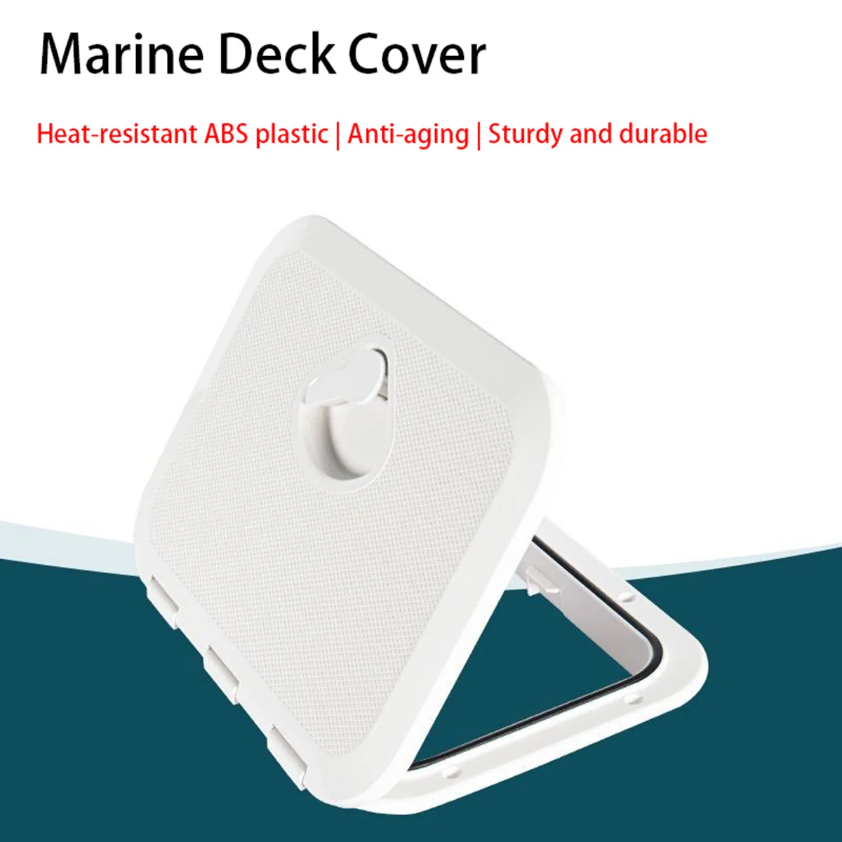 270/375 ABS Anti-Overflow Sealing Cover, Marine Deck Inspection Hatch Cover, Live Fish Box Lid