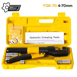 油圧ケーブル工具,圧縮工具YQK-70 4-70mm,2圧力,5-6t,倉庫用