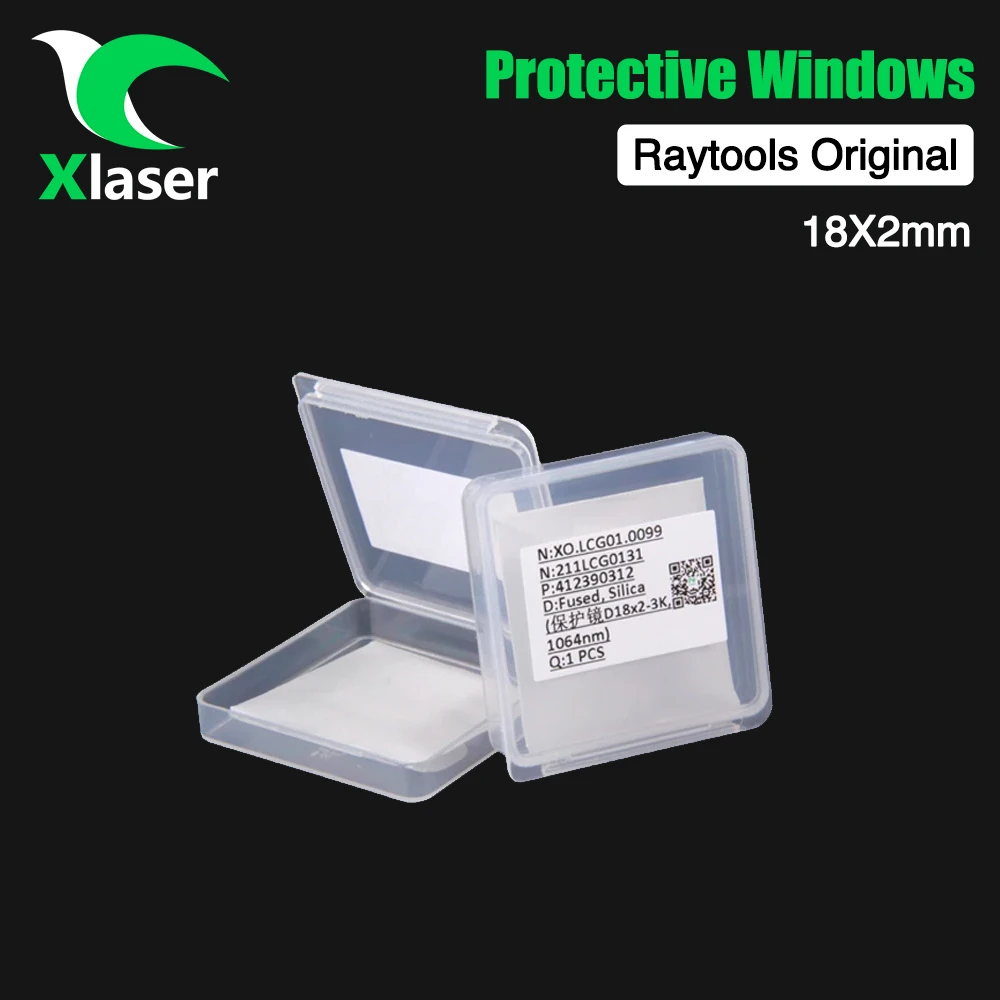 Imagem -02 - Xlaser-lente de Proteção para Raytools Windows Original 18x2 3k 211lcg0131 Raytools Bw101-gs Cabeça Laser 10 Pcs por Lote