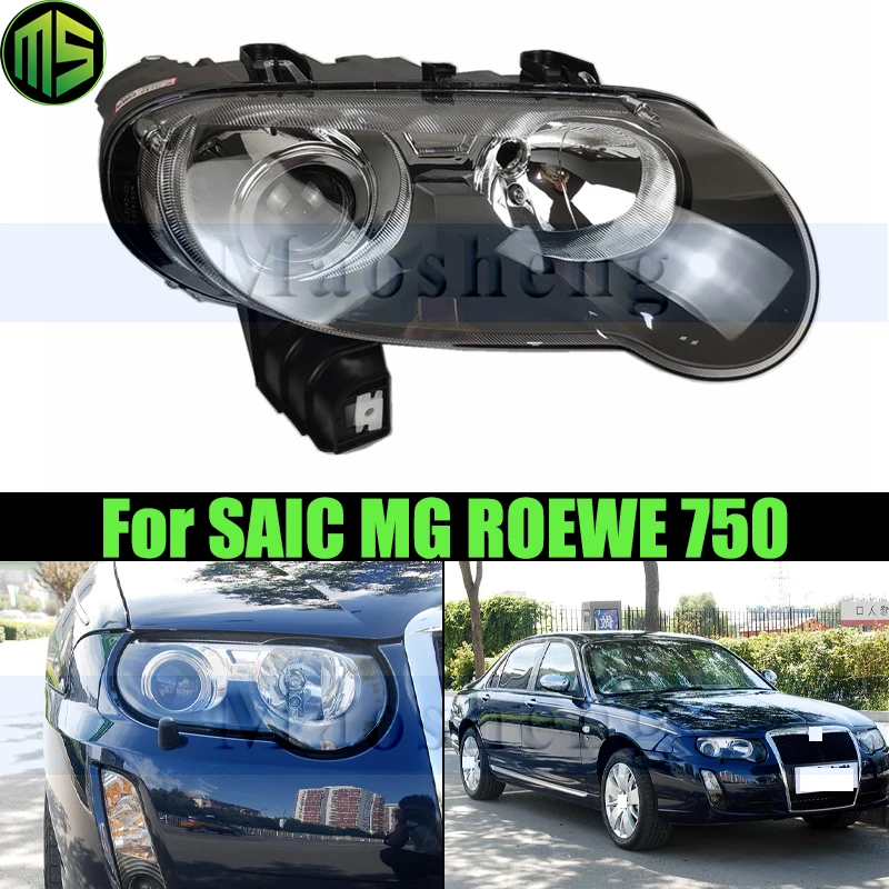 Maosheng Halogen or Xenon Front Bumper Headlight Headlamp For SAIC ROEWE 750 MG 750 2006-2009 Head Light Head Lamp Turn Light