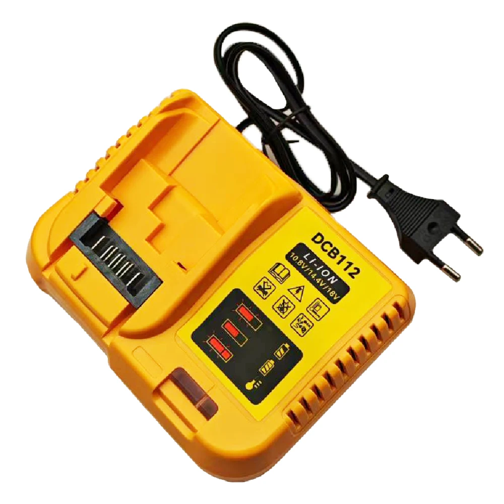 Power Tool Parts DCB112 For Dewalt 10.8V 12V 14.4V 18V 20V DCB206 DCB203 DCB120 Lithium Battery Charger DCB107 DCB115 DCB105 image 4