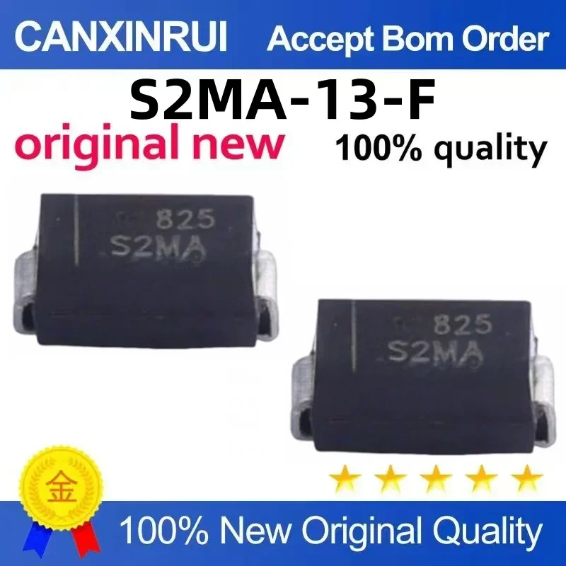 

(5-100 pieces)Brand new spot rectifier diode S2MA-13-F code RS2MA S2M SMA patch