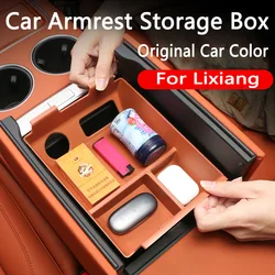 Scatola portaoggetti per bracciolo auto per Li Lixiang L7 2023 Leading Ideal Car Central Control Storage Organizzazione Accessori interni