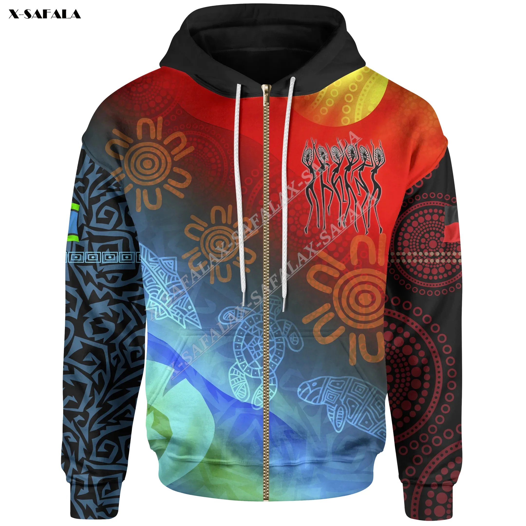 

Aboriginal PROUD TO BE NAIDOC WEEK 3D Printed Hoodie Man Female Zipper Pullover Sweatshirt Hooded Jersey Tracksuits