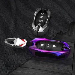 장안 CS85 CS35 플러스 CS25 CS95 CS85 용 자동차 키 보호대, 자동차 원격 키 케이스 커버, 가방 쉘 포브 거치대 키체인, 3 버튼, 4 버튼, 7 버튼