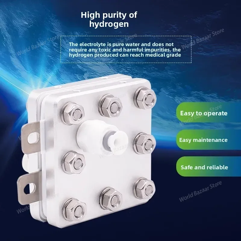 

50 мл машина для производства очищенной водородом PEM, чистая вода, производство водорода, электролитическая ячейка, смешивание физического водорода