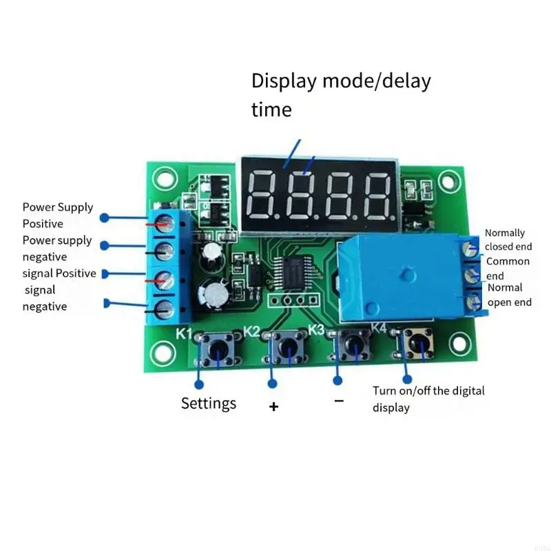F3MA YYC-2S TIMER TIMER TIMER MODULE LED عرض وحدة التبديل في اتجاه واحد من 0.01 ثانية إلى 999M