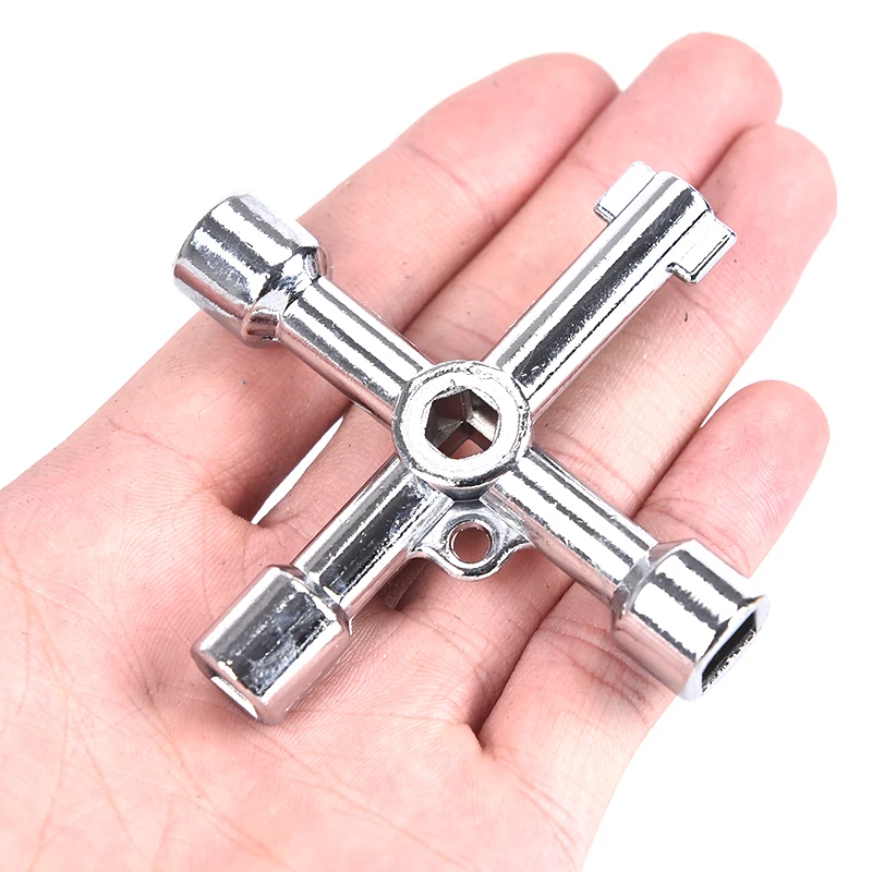 Cross Key Triangle Wrench For Electrical Elevator Cabinet Triangle Square Tool