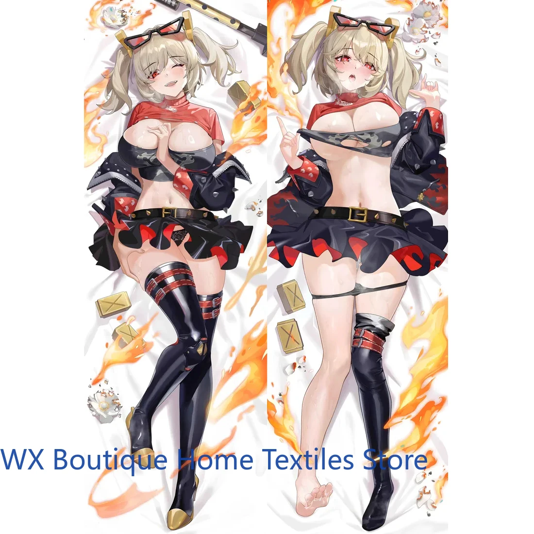 

Burnice White Zenless Zone Zero ZZZ двусторонняя наволочка для обнимания тела Dakimakura