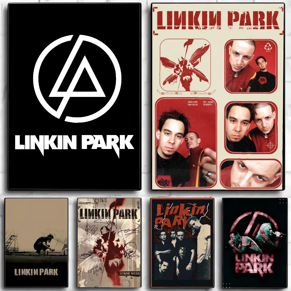 L-Linkins روك باند بارك ملصق HD الملصقات غرفة المنزل مقهى ديكور الفن طلاء جدران الصورة #1
