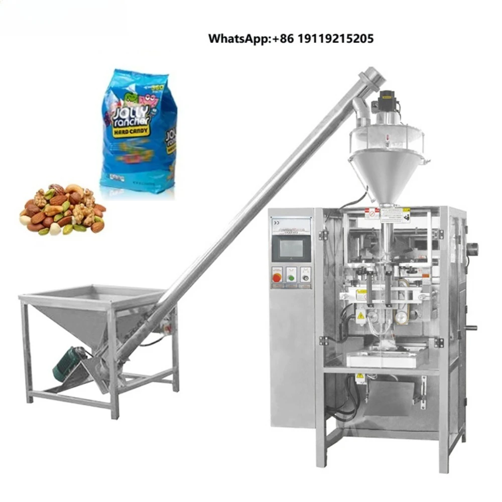 Automation 100g 200g Vertical Filling Packaging Machine for Nuts Dried Fruits and Peanuts