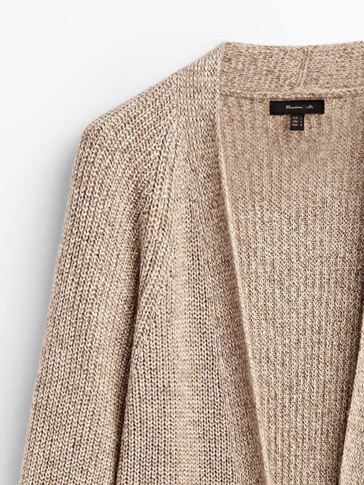 E longo cardigan de malha fena outerwear com decote em v manga aboa lã cor pura estilo de deslocamento outono ...