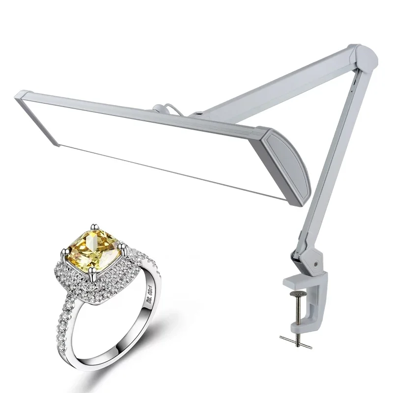 Jewellery workshop durable 45w dimmer jewelry working lighting tools LED clip desk work lamp