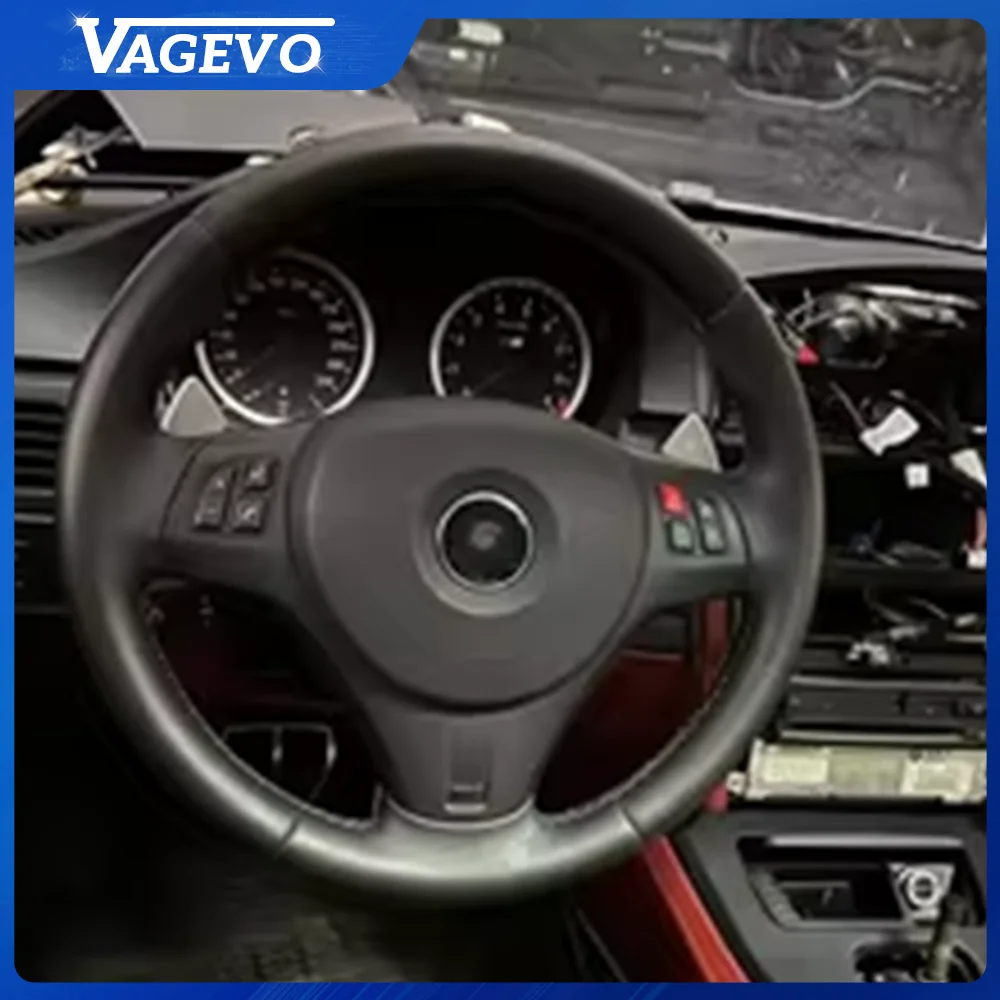 

Performance Style Steering Wheel For BMW E92/E93/ E90 M Trim Cover Gloss Black For BMW E92/E93/ E90