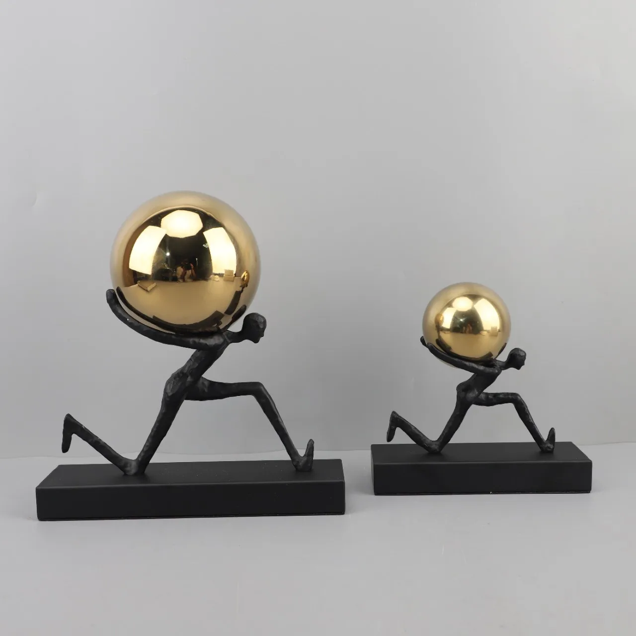 

Абстрактная скульптура, металлические фигурки, украшения, декоративные фигурки с шариком, аксессуары для украшения персонажей