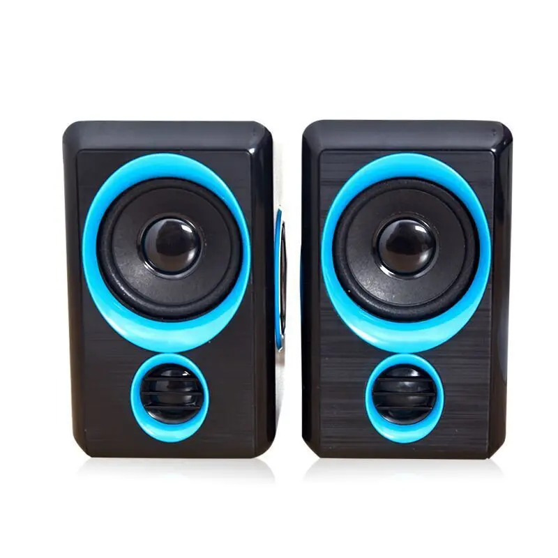 Computer Desktop Speaker Stereo Bass 2.5 Inch Speaker Dual Diaphragm 2.0 Speaker USB Wired Multimedia Music Speakers , колонки