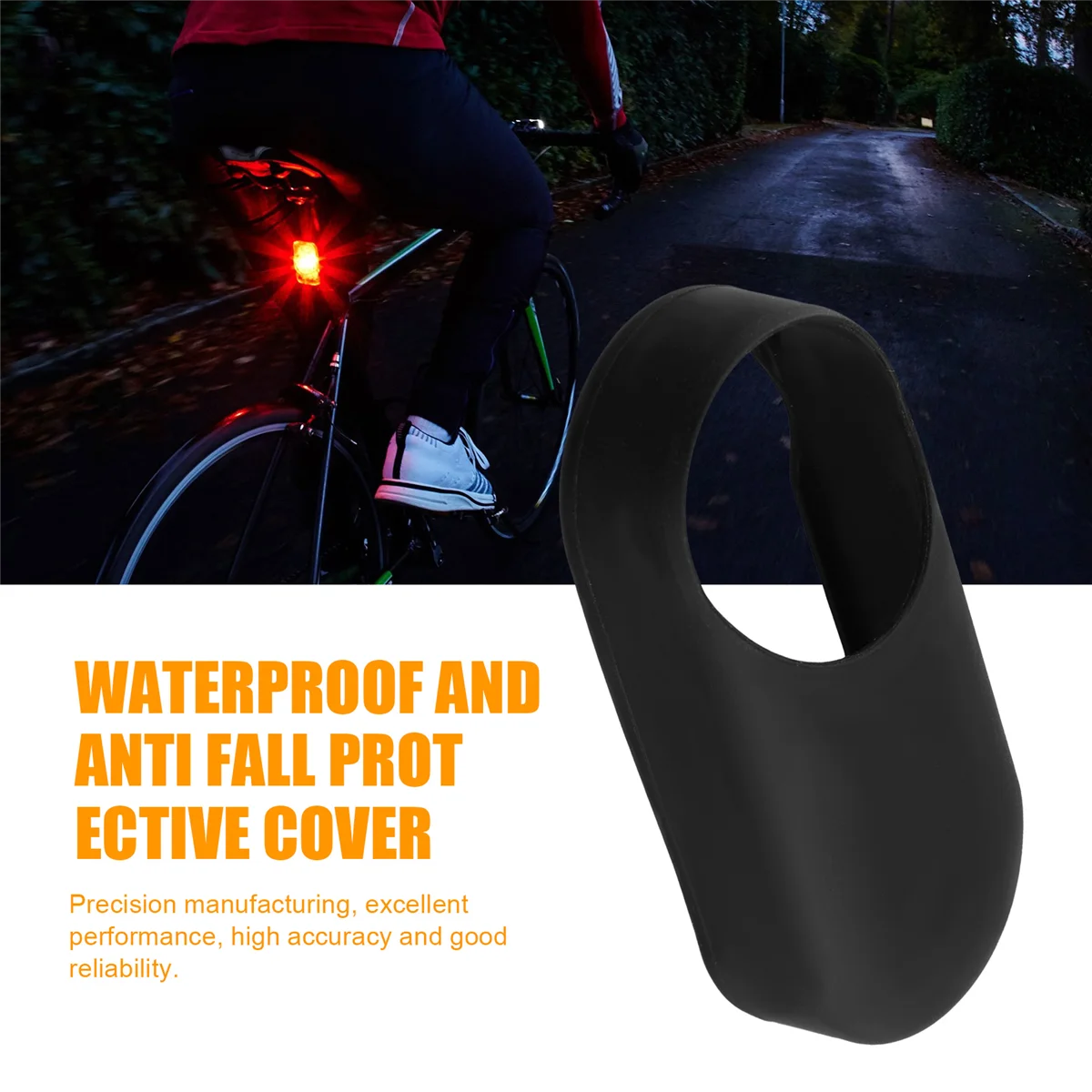 SMIEA Per Magene L508 Radar Protezione fanale posteriore Rilevamento freno bici Fanale posteriore Protettivo Anti-Goccia Copertura protettiva in silicone