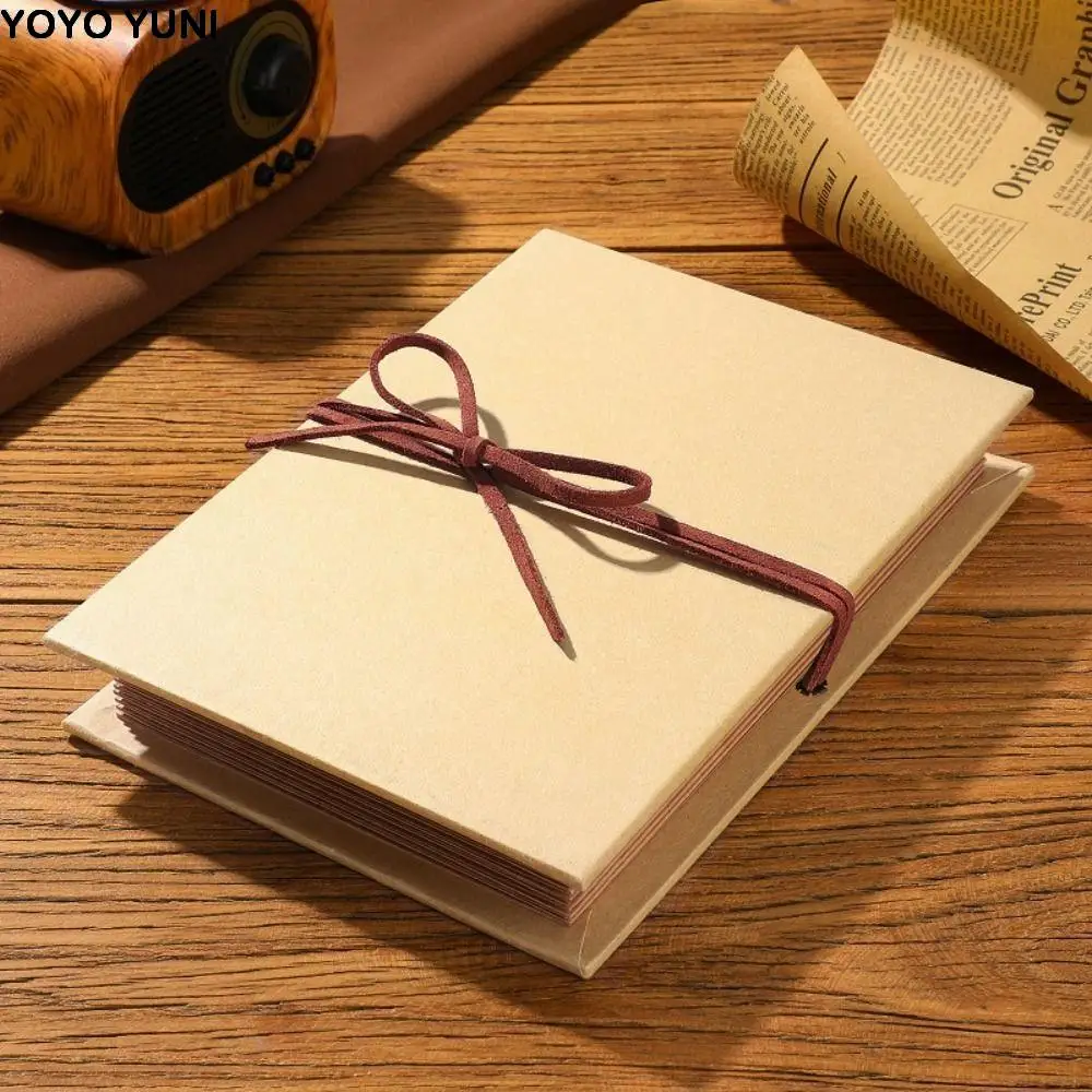 Folding Accordion Photo Album Gift Photocard Kraft Paper Surprised Photo Book Handcrafts 10 Page DIY Surprise Gift Birthday