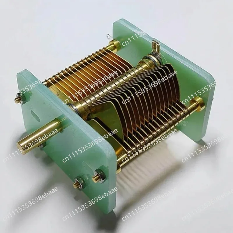 High-Power Air Variable Capacitor Semi-Handmade Air-Adjusted Capacitor Capacity 10PF-330PF