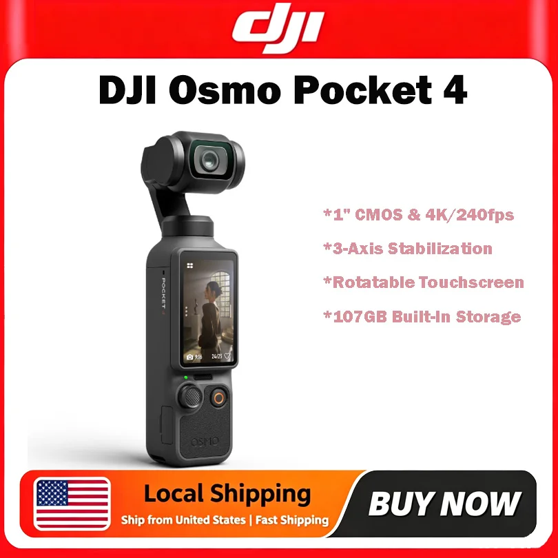 100% DJI Osmo Pocket 4 Camera Combo 1