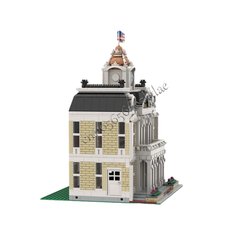 1960 pièces de construction modulaire MOC de style médiéval, rue principale, personnalisable, design populaire, jouet éducatif DIY, cadeau de festival