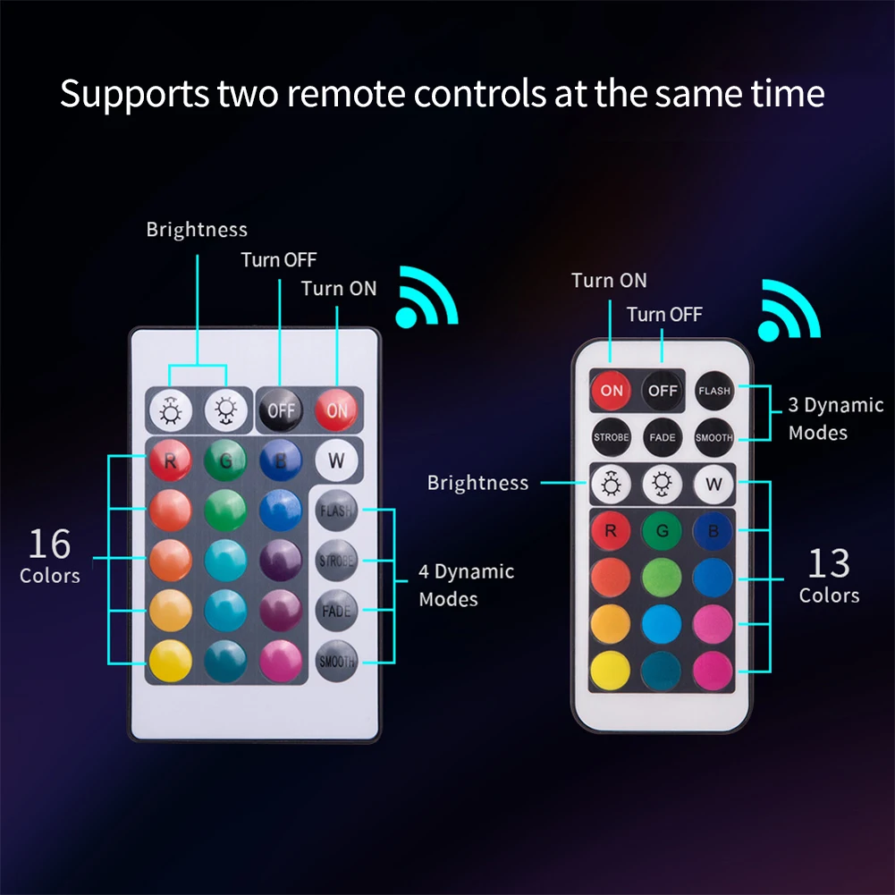 Lampe LED Ronde avec Télécommande pour Changement de Documents, Lumière d'Aquarium, Précieux Poisson SubSN