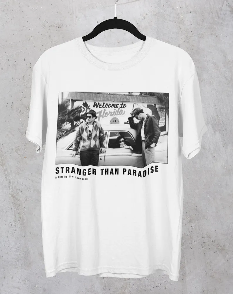 Stranger STORParadise Film T-Shirt, Unisexe, Jim Jarmusch Vintage Movie Tee shirt, Cult Classic Lover Gift, Retro 80s movie fas