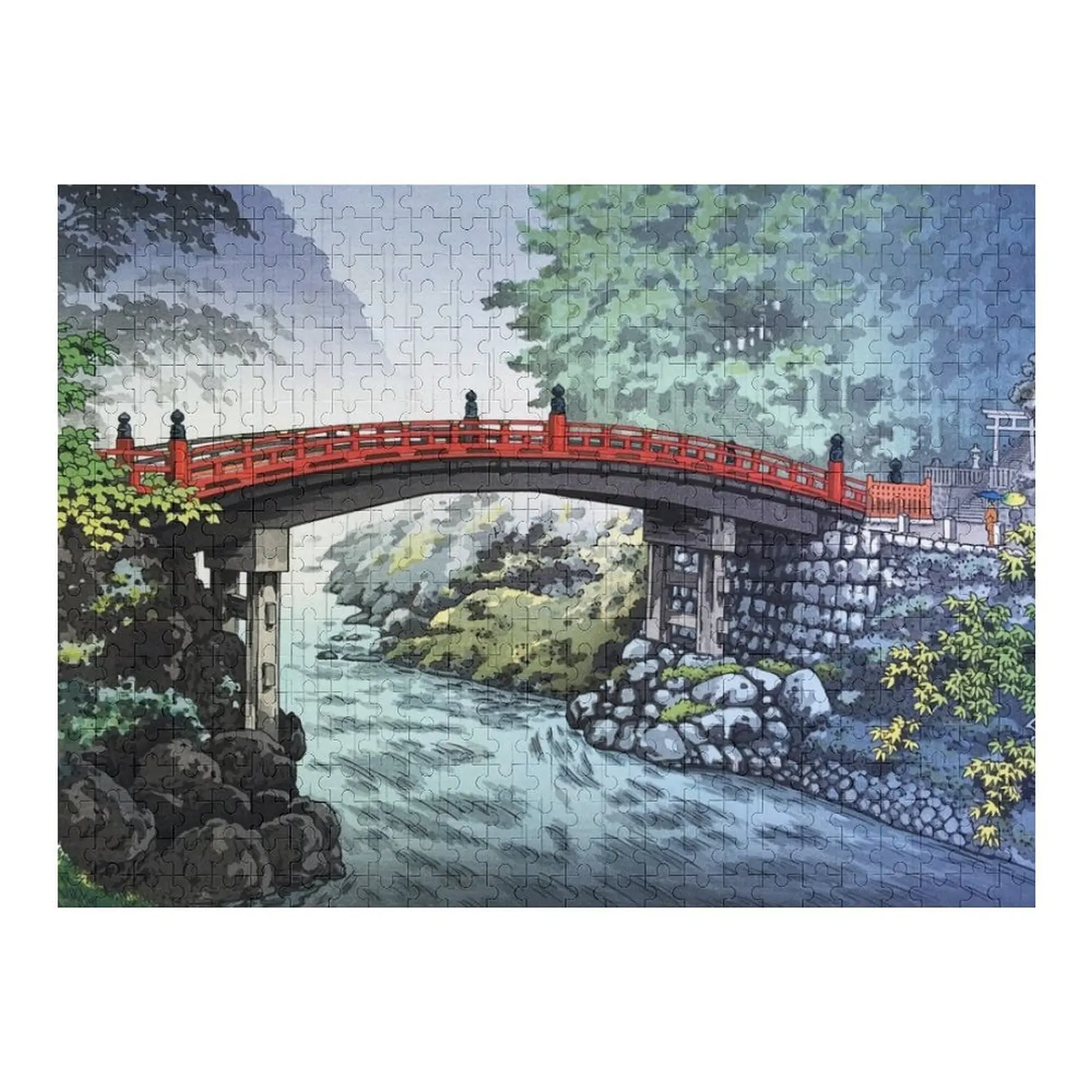 

Shinkyo Bridge at Nikko by Tsuchiya Koitsu Jigsaw Puzzle Personalized Child Gift Scale Motors Personalized Photo Gift Puzzle