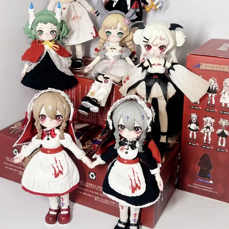 新しいニスサ奇妙な悪夢-bjd-シリーズブラインドボックスアクションフィギュア-12-点トレンディ人形装飾ミステリーギフトおもちゃコレクターのため