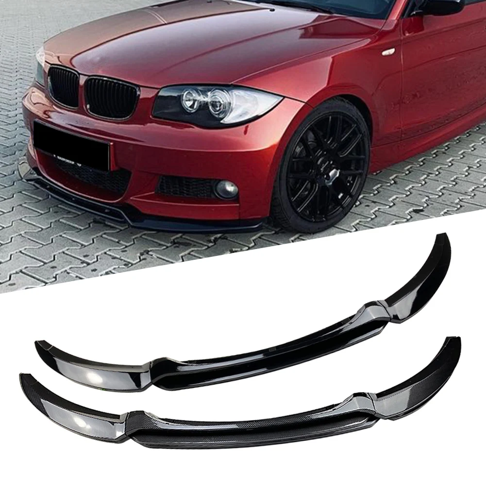 

Car Front Bumper Lip Chin Spoiler Splitter Trim For BMW 1 Series E82 E88 2007 2008 2009 2010 Glossy Black / Carbon Fiber ABS